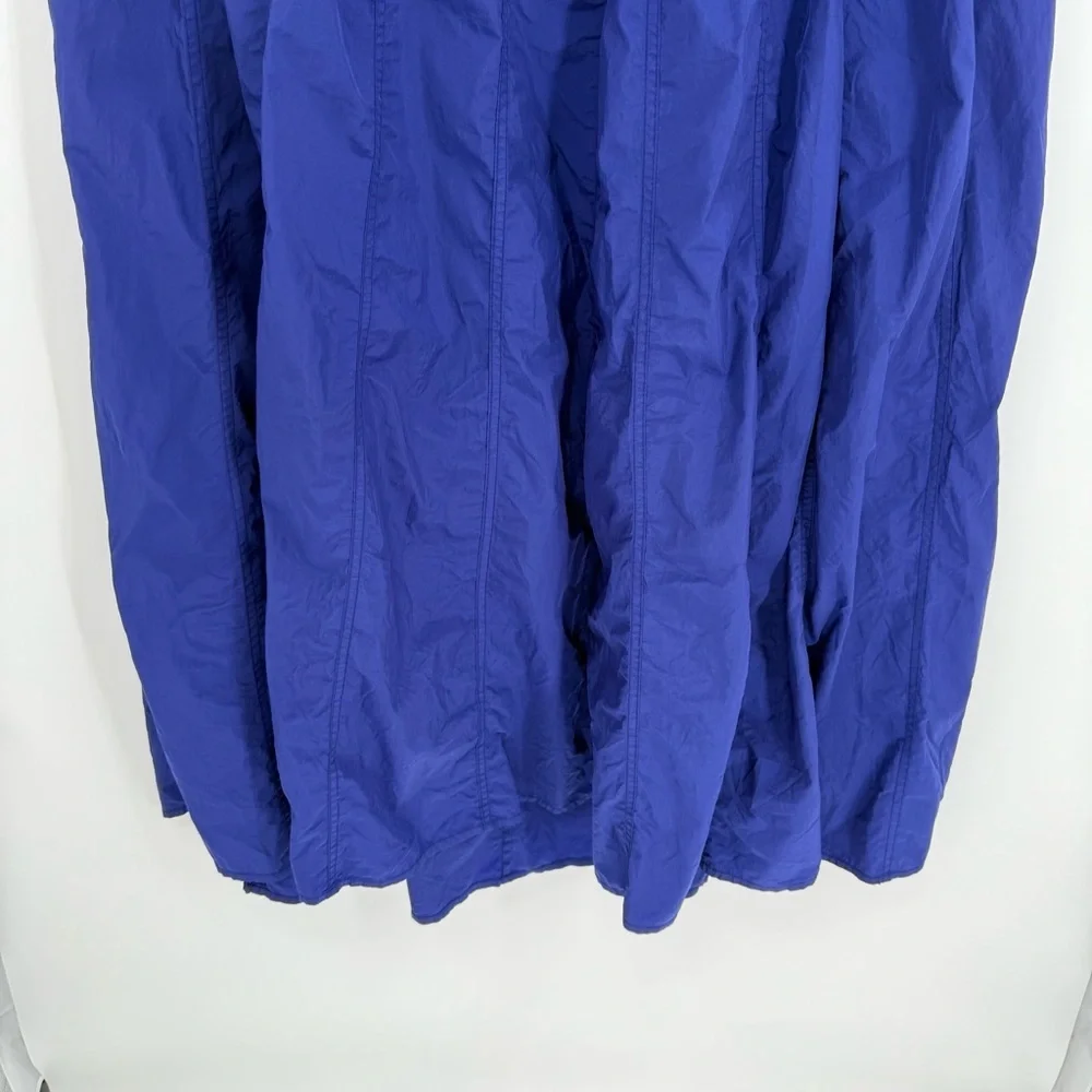 Athleta Canopy Parachute Nylon Maxi Swing Dress Purple Lightweight size Medium - Picture 4 of 10